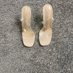 Stylish Clear Strap Women's Heels new